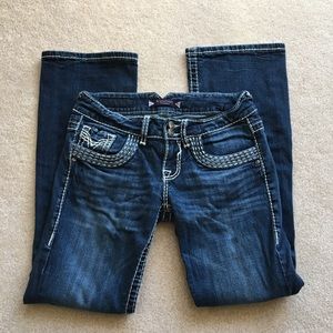 Vigoss 27/3 dark wash bootcut jeans